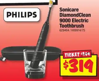 JB Hi-Fi Sonicare DiamondClean 9000 Electric Toothbrush offer