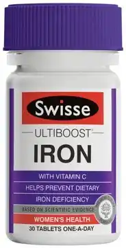 Swisse ultiboost iron 30 pack
