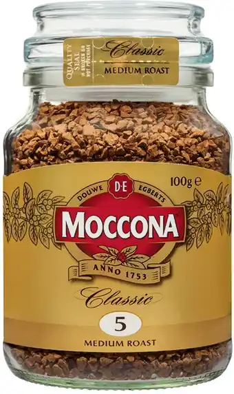 IGA Moccona freeze dried coffee 95-100g selected varieties offer