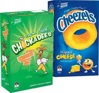 IGA Cheezels, chickadees or pigadees box 110‑125g offer