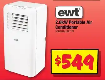 JB Hi-Fi 2.6kW Portable Air Conditioner offer