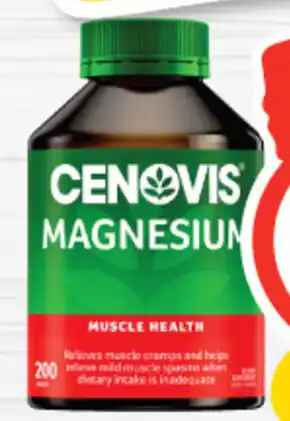 IGA Cenovis Magnesium Tablets 200 Pack offer