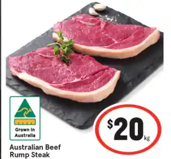 IGA Australian Beef Rump Steak offer