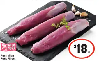 IGA Australian Pork Fillets offer