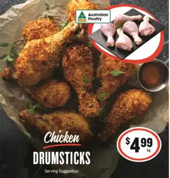 IGA Chicken DRUMSTICKS offer