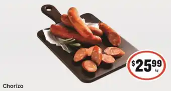 IGA Chorizo offer