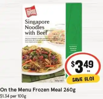 IGA On the Menu Frozen Meal 260g offer
