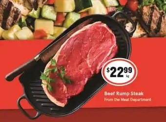IGA Beef Rump Steak offer
