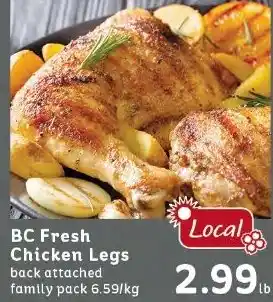 IGA BC Fresh Chicken Legs offer