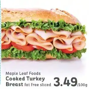 IGA Maple Leaf Foods Cooked Turkey Breast offer