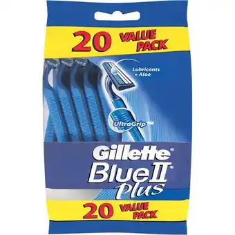 Woolworths Gillette blue 2 plus disposable razors pk 20 offer