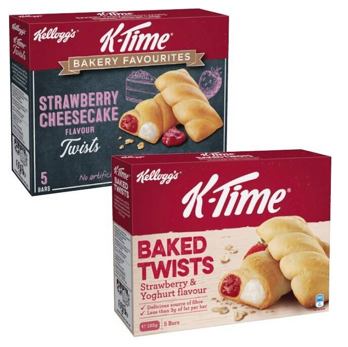 Kellogg's k time bars 165g185g offer at Coles