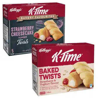 Coles Kellogg's k time bars 165g-185g offer