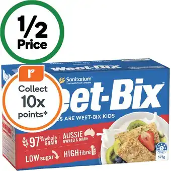 Woolworths Sanitarium weet-bix 575g offer