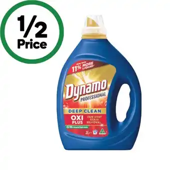 Woolworths Dynamo professional laundry liquid 2 litre offer