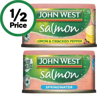 Woolworths John west salmon tempters 95g offer