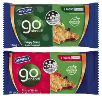 Coles Mcvitie's go ahead biscuits 174g offer