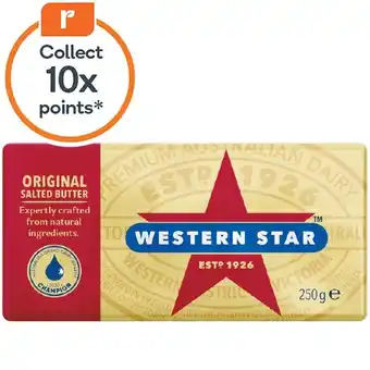 Woolworths Western star butter 250g offer