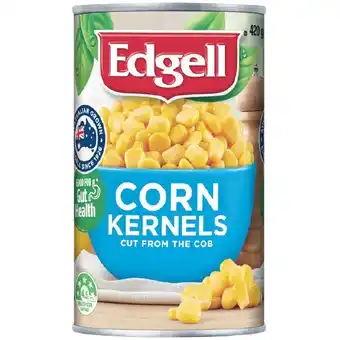 Woolworths Edgell corn 420g offer