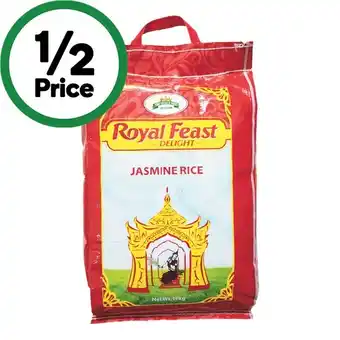 Woolworths Royal feast jasmine rice 10 kg offer