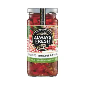 Always fresh sundried tomatoes strips 220g