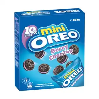 Woolworths Oreo mini multipack 204g pk 10 offer