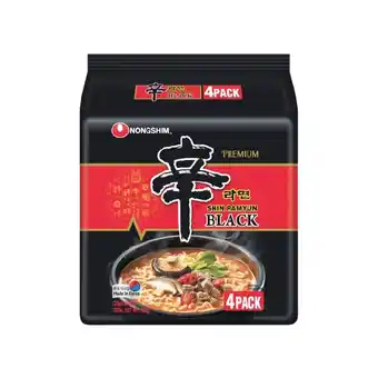 Woolworths Nongshim shin black 520g pk 4 offer