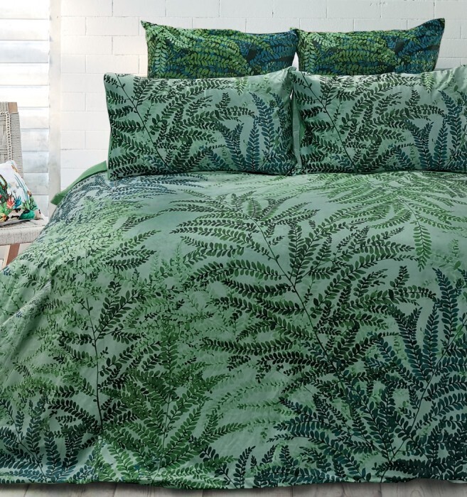 Koo Elite Fern Quilt Cover Set offer at Spotlight