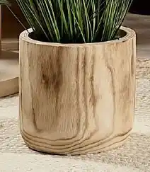 Spotlight Wood Planter Pot 18.5 x 20cm offer
