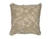 LivingStyles Myrtle Fabric Scatter Cushion, Beige offer