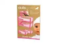 Dollsworld Wooden Bunk Beds