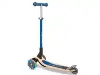 Globber Primo Foldable Wood Lights Navy Blue