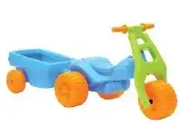 Mr Toys Junior ATV with Trailer Assorted Colours offer