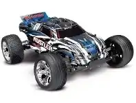 The Traxxas Rustler XL-5 1/10 2WD Stadium Truck - Blue
