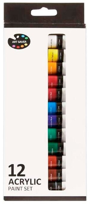 Art Saver Acrylic Paint Set 12 Pack