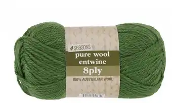 Spotlight 30% off 4 Seasons Pure Wool Entwine 8ply, 100g offer