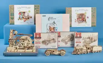 Spotlight 30% off NEW Robotime Miniature & Model Kits offer