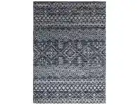 LivingStyles Zinta Modern Tribal Rug, 290x200cm, Teal offer
