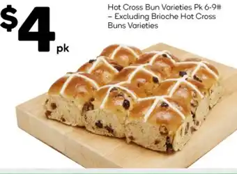 Woolworths Hot Cross Bun Varieties offer