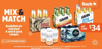 Woolworths MIX & MATCH offer