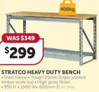 Stratco STRATCO HEAVY DUTY BENCH offer