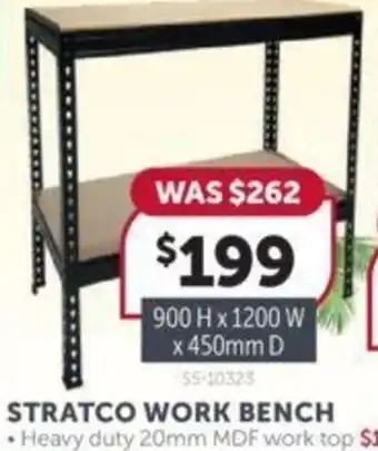 Stratco STRATCO WORK BENCH offer