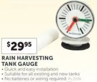 Stratco RAIN HARVESTING TANK GAUGE offer