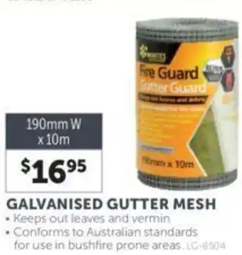 Stratco GALVANISED GUTTER MESH offer