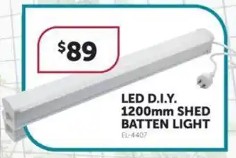 Stratco LED D.I.Y. 1200mm SHED BATTEN LIGHT EL-4407 offer