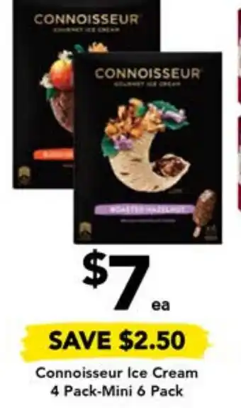 Drakes Connoisseur Ice Cream 4 Pack-Mini 6 Pack offer