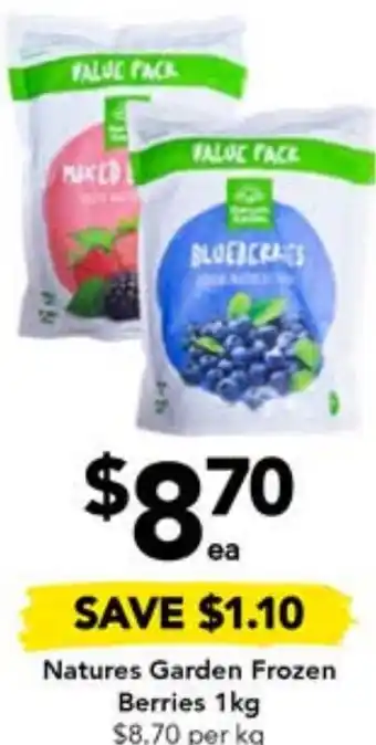 Drakes Natures Garden Frozen Berries 1kg offer