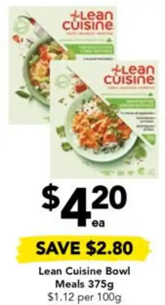 Drakes Lean Cuisine Bowl Meals 375g offer