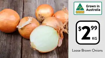 Foodworks Loose Brown Onions offer