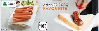 Foodworks BBQ Thin Sausages offer